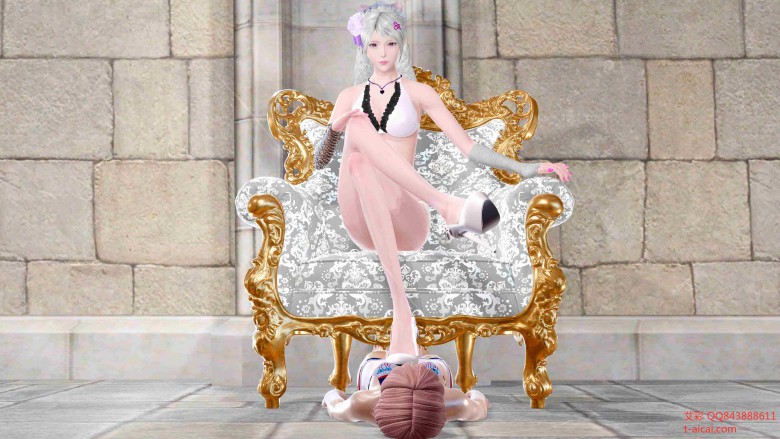 银白平底皮靴+25CM超高跟，踩踏肌肉男+肥胖男+瘦男+萝莉 YC-200412-2