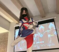 【禾末】cosplay-女超人VS外星人 bf20163