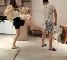 【咩主】捆绑小白鞋踢踹/sp鞭打/骑马人肉坐垫 bf28558