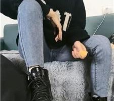 【梓S】短靴超臭原味白袜踩辱贱奴/犬化喂食 bf39582