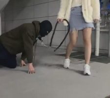 【关关】学生S小白鞋户外遛狗 bf8431