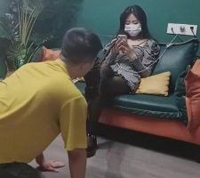 【重庆户外男神】女仆店小桃暴打男神 bf8761