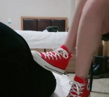 【靡兔】闻舔脏帆布鞋白船袜 bf19459