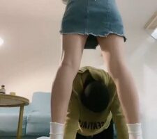 【晨颜】御姐运动鞋白袜辱狗 bf20117