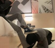 【万一】帆布鞋御姐无情羞辱 bf21016