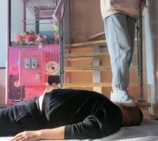 【酒酿丸子】学生素人全体重踩踏 bf22584