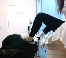 【闪闪S】素人-小白鞋原味棉袜羞辱 bf27649