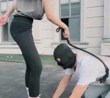 【Jeen】天台调-踩踏鞭打/钻胯/舔鞋底浓痰【双视角版】 bf30269