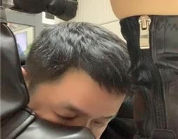 【文文文】双素人S-脏黑靴碾压踩狗脸 JS23102501