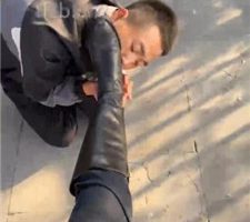 【辣姐】周末公园长靴S遛狗 JS231126-19