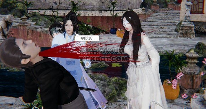 仙侠踩杀漫画-江湖游1（少侠被魔女打败踩在脚下跺踩 头都踩爆了）bf7407