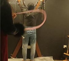 【晏青】吊绑重度鞭打/脚下崇拜 JS231231-2