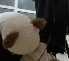 【爱可呀】母畜-清理脏鞋/闻棉袜/对鞋磕头/袜子塞嘴 JS240114-11