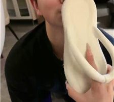 【汐言】伺候沐足/闻着裸足发骚 JS240126-6