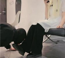 【抬头直视姐姐】白发魔女S第一次尝试玩SM JS240203-2