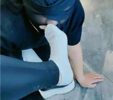 【魔仙s法库】运动后闻超臭白袜 JS240302-4