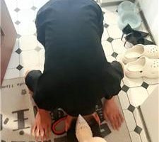 【许梦菲】圈养家奴-强迫圣水/暴力耳光 bf42856