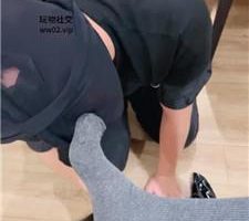 【苏儿】及膝棉袜气味辱/长靴踩/抽耳光嘴叼鞋 JS241104-10