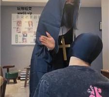 【狗哥】恐怖主题-cos修女-皮鞋白袜虐 bf46858