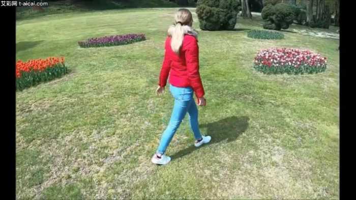 闻舔Gabriella户外郊游一整天脏鞋底和原味臭棉袜脚!脚臭味超浓郁 bf18951