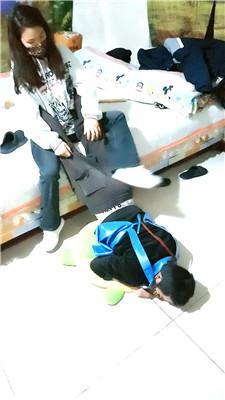 【银南女帝】暴力惩罚偷懒家务奴【下】 JS250127-16