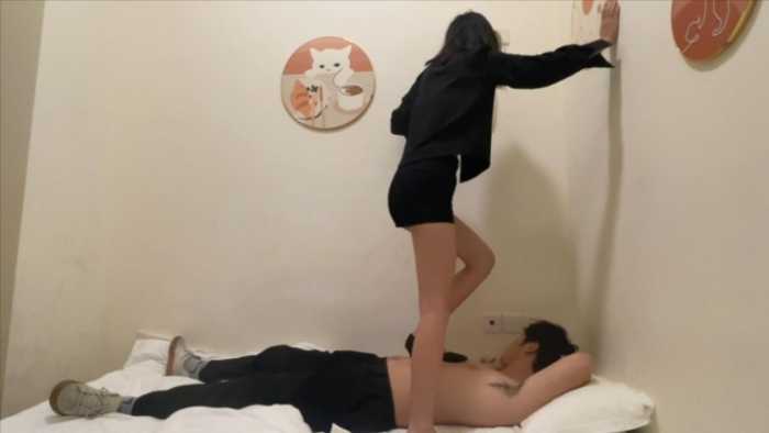 【无双sama】高跟鞋全体重踩踏跳跃 YC-250125-4