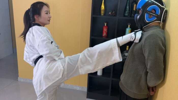 【蛋碎娇娃】『超S·联盟』黑带少女的制裁 YC-250222-2