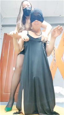 【天香百合】高跟黑丝狂虐cd奴 JS250610-28