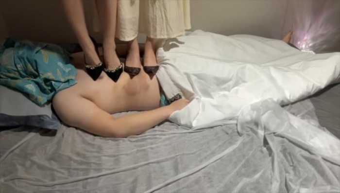 踩背馆系列安安带新人高跟爆踩 YC-260113-4