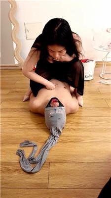 【霓鹿】胶带捆绑强制虐 bf60817